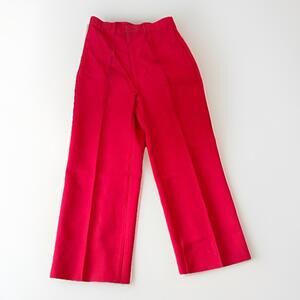 Levi Strauss Red Pants Women’s Vintage High Waist Straight Leg Size 10/11